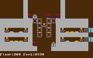 Daniel's Dungeon - University Game atari screenshot